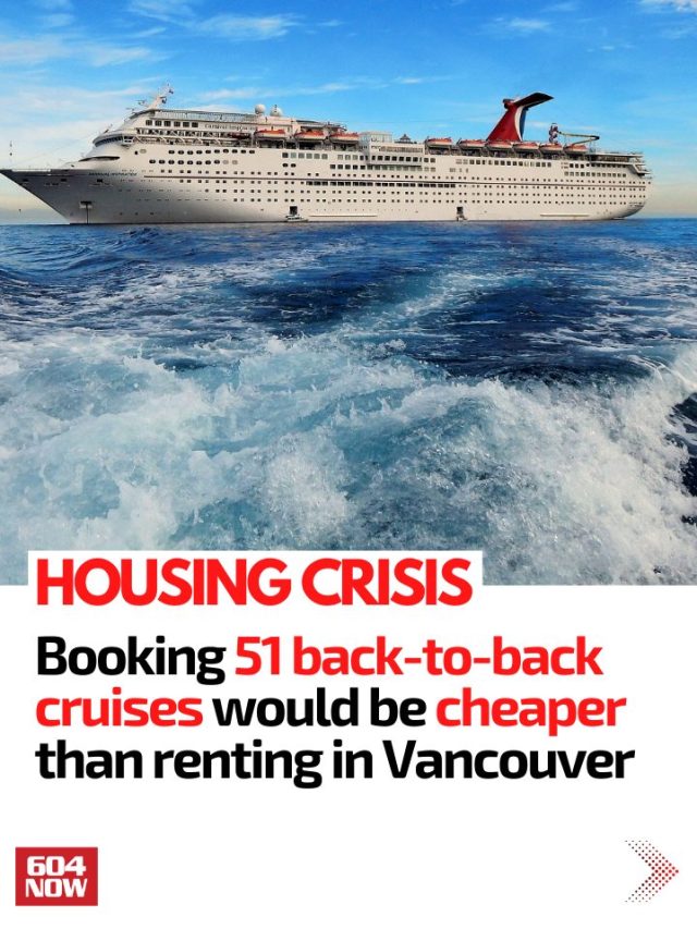 Booking 51 back-to-back cruises would be cheaper than renting in Vancouver