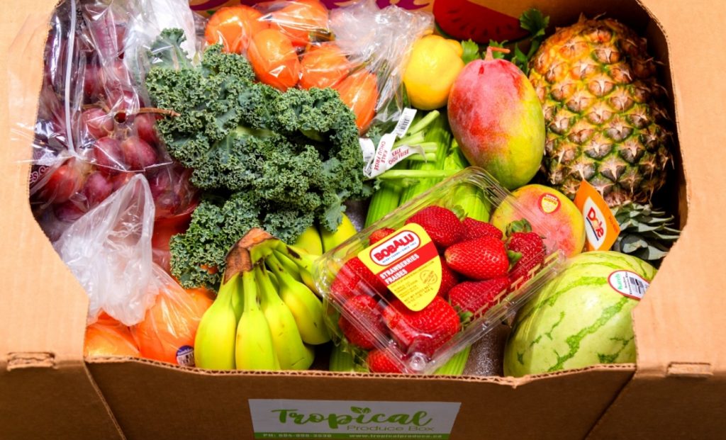 tropical produce box